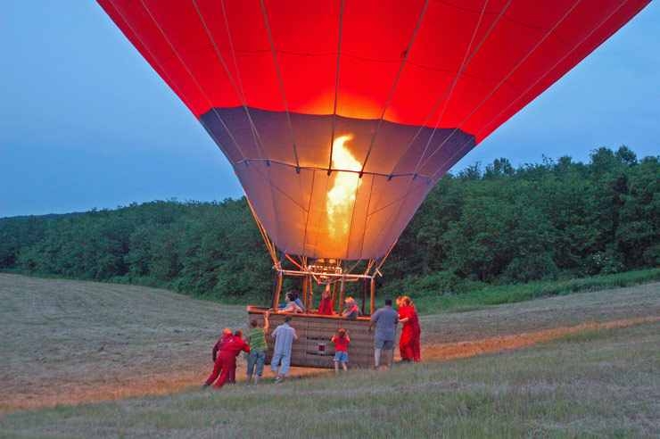Hőlégballonos túra